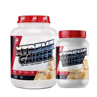 Kit Xtreme Hiper Calórico Gainer 3Kg + Whey Protein 900g - Bio Sport USA