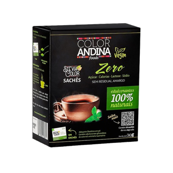 Adoçante Stevia Sachê - 50 sachês de 600mg