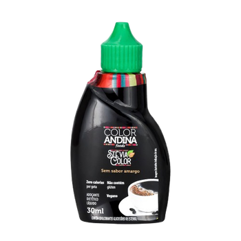 Adoçante stevia líquido Color Andina 30ml - 100% Natural