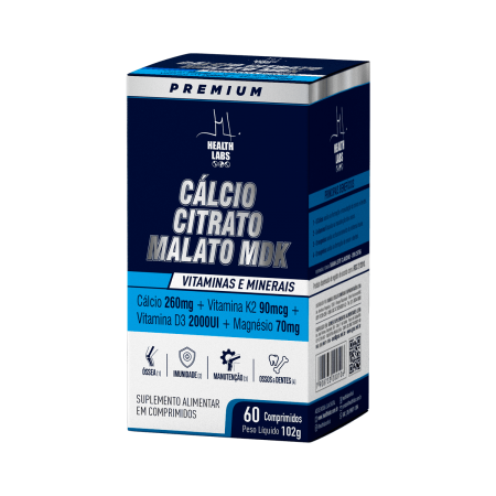 Cálcio Citrato Malato 60 comprimidos