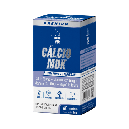 Cálcio MDK 60 comprimidos