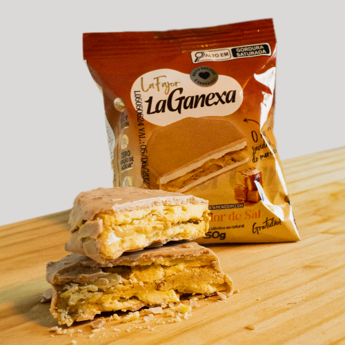 Alfajor de Caramelo e Flor de Sal 50g