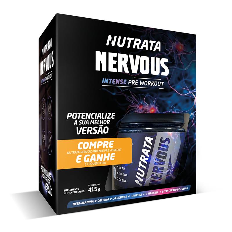 Kit Nutrata Nervous sabor - Maça Verde