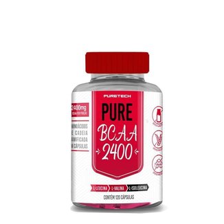 Bcaa Pure 2400 120 Cáps Puretech